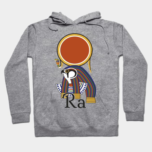 RA - Egyptian mythology Hoodie by Tiro1Linea